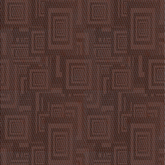 Patterned Coffee Brown Rug, pat3374lblu