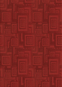 Machine Washable Transitional Cranberry Red Rug, wshpat3374org