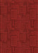 Machine Washable Transitional Cranberry Red Rug, wshpat3374org