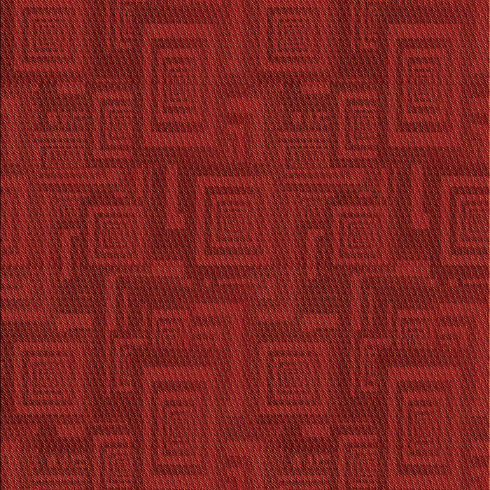 Patterned Cranberry Red Rug, pat3374org