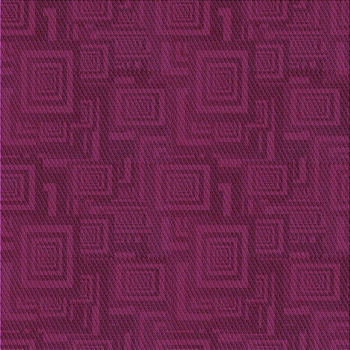 Round Patterned Medium Violet Red Pink Rug, pat3374pur