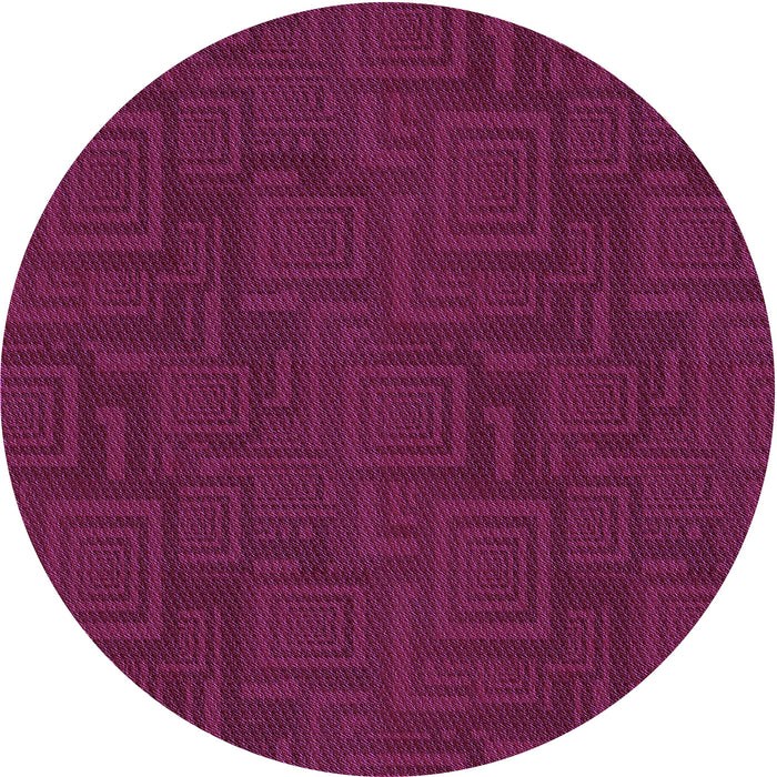 Square Machine Washable Transitional Medium Violet Red Pink Rug in a Living Room, wshpat3374pur