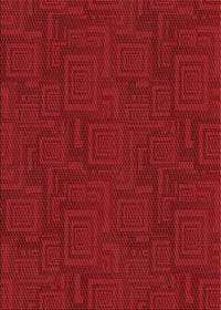 Machine Washable Transitional Tomato Red Rug, wshpat3374rd