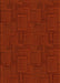 Patterned Red Rug, pat3374yw
