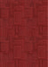 Machine Washable Transitional Fire Red Rug, wshpat3374