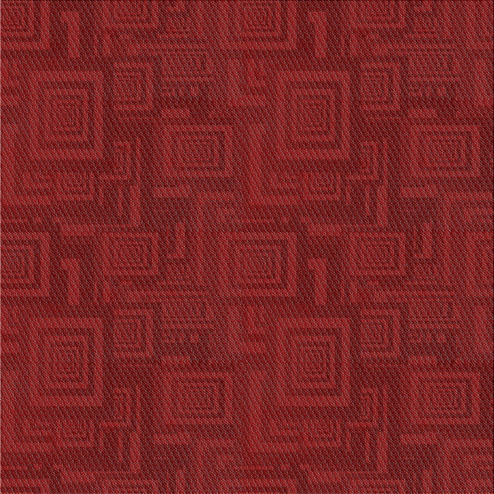 Square Patterned Red Novelty Rug, pat3374
