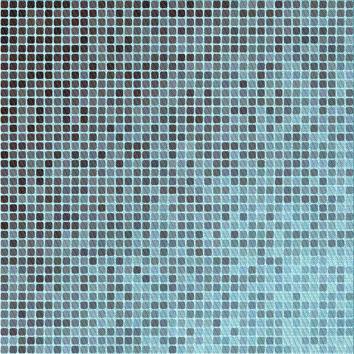 Round Patterned Sky Blue Rug, pat3375lblu