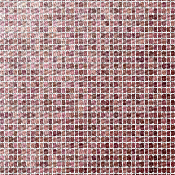 Machine Washable Transitional Brown Red Rug, wshpat3375