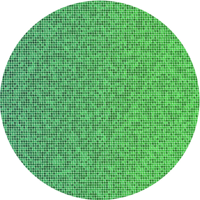 Square Patterned Green Rug, pat3376grn