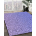 Patterned Mauve Purple Rug in Family Room, pat3376pur