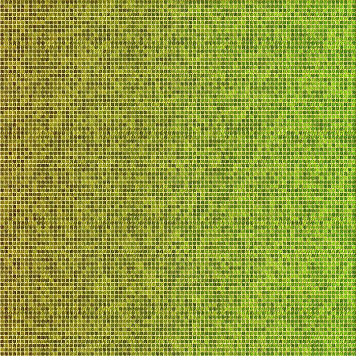 Round Patterned Green Rug, pat3376yw