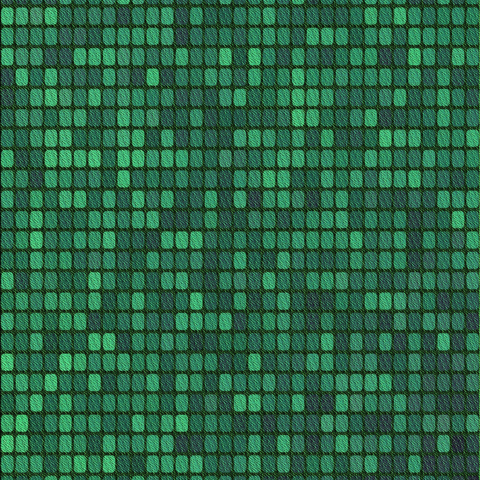 Machine Washable Transitional Deep Teal Green Rug, wshpat3377grn