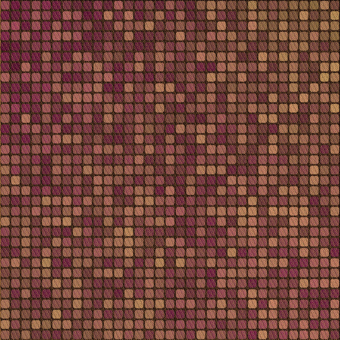 Round Patterned Red Rug, pat3377org