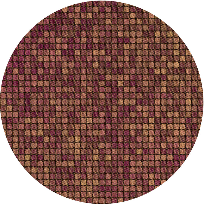 Square Patterned Red Rug, pat3377org