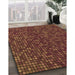 Machine Washable Transitional Red Rug in a Family Room, wshpat3377org