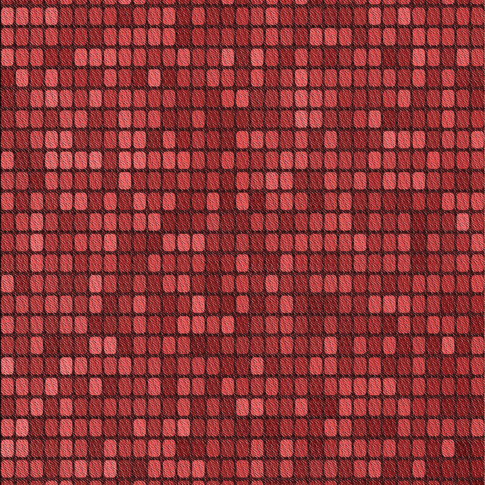 Patterned Red Rug, pat3377rd