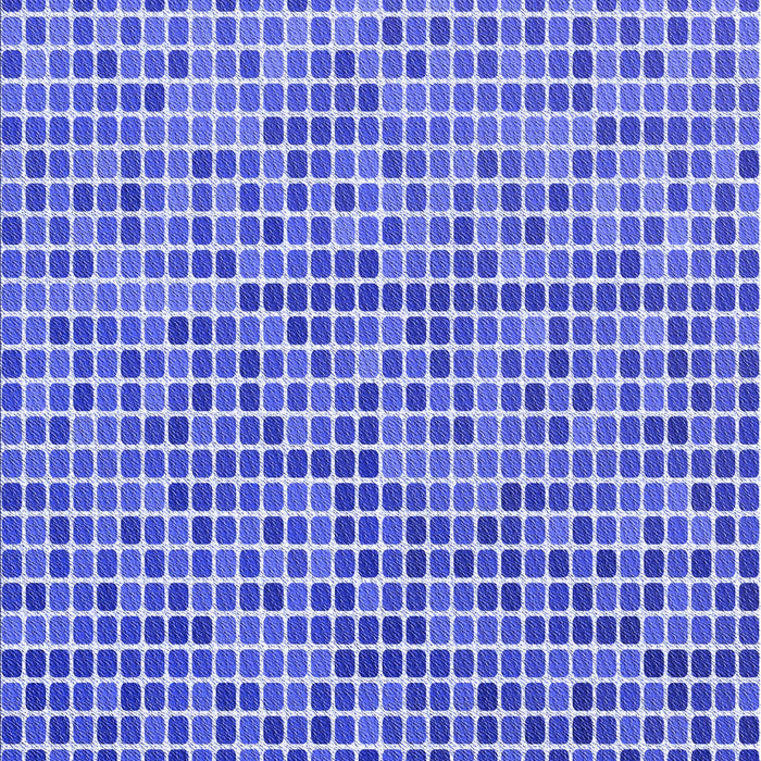 Patterned Jeans Blue Rug, pat3378blu