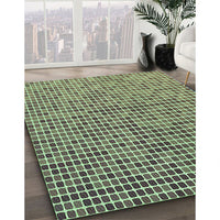 Patterned Coffee Brown Rug, pat3378grn