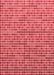 Patterned Light Coral Pink Rug, pat3378rd