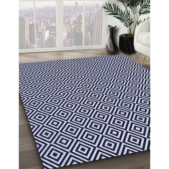 Machine Washable Transitional Night Blue Rug in a Family Room, wshpat3379blu