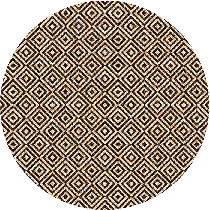 Square Patterned Red Rug, pat3379org