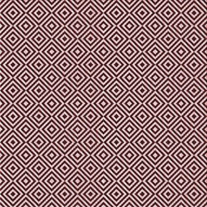 Round Patterned Deep Rose Pink Rug, pat3379rd