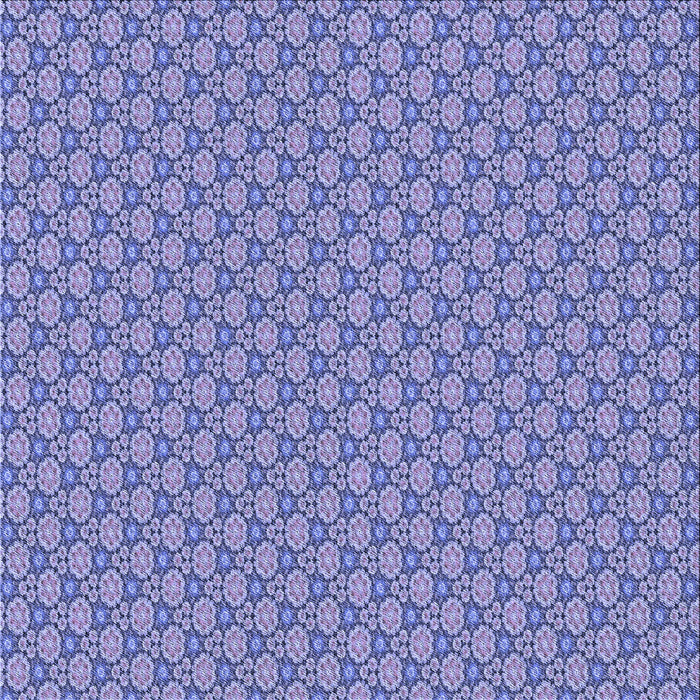 Round Patterned Slate Blue Rug, pat338blu