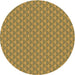 Square Machine Washable Transitional Yellow Rug in a Living Room, wshpat338brn