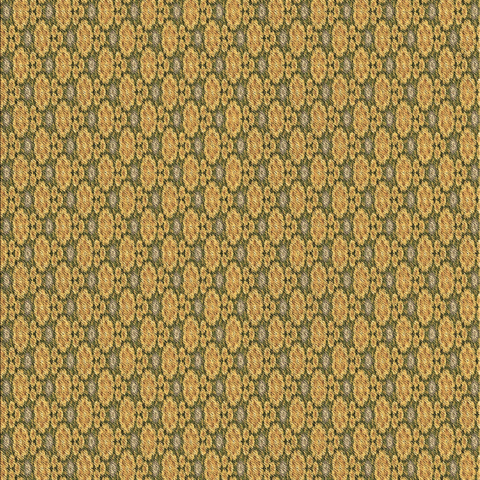 Patterned Yellow Rug, pat338brn