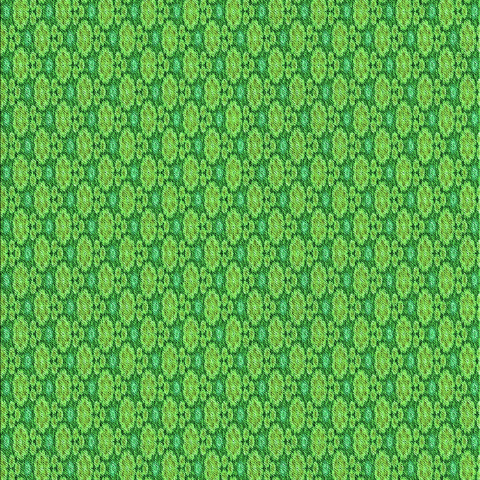 Machine Washable Transitional Neon Green Rug, wshpat338grn