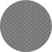 Square Patterned Gray Rug, pat338gry