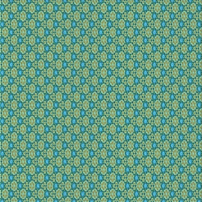 Round Machine Washable Transitional Green Rug, wshpat338lblu