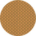 Square Patterned Mahogany Brown Rug, pat338org