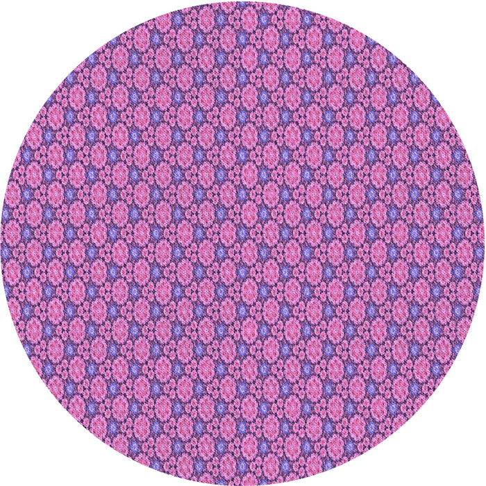 Square Patterned Orchid Purple Rug, pat338pur