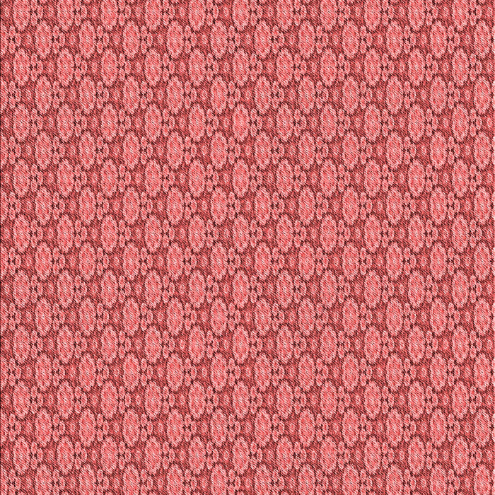 Patterned Red Rug, pat338rd