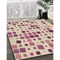 Patterned Vanilla Gold Rug, pat3380brn