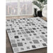 Patterned Gray Rug in Family Room, pat3380gry