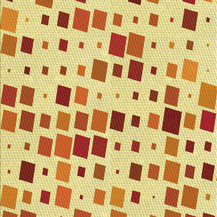 Patterned Orange Rug, pat3380yw