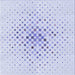 Round Patterned Lavender Blue Rug, pat3381blu