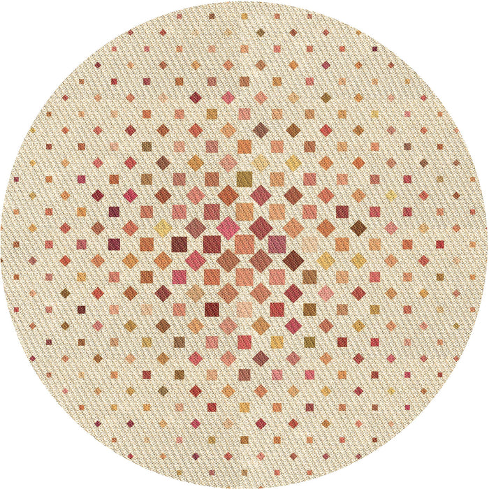 Square Machine Washable Transitional Moccasin Beige Rug in a Living Room, wshpat3381brn