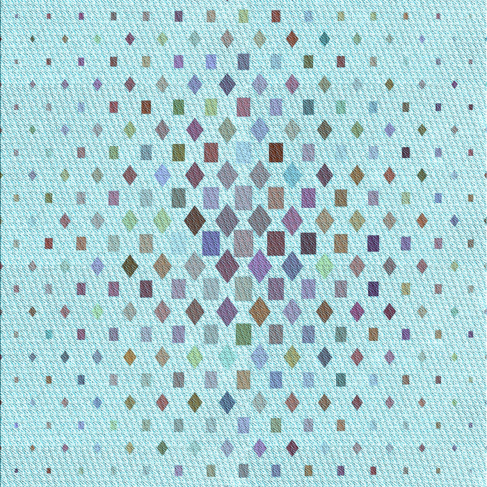 Patterned Northern Lights Blue Rug, pat3381lblu