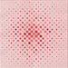 Round Patterned Pastel Red Pink Rug, pat3381rd