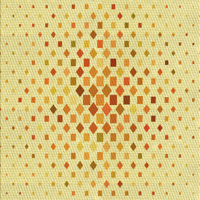 Patterned Yellow Rug, pat3381yw