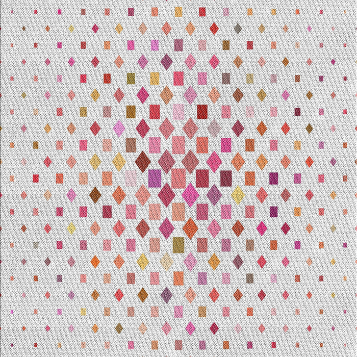 Patterned Off-White Novelty Rug, pat3381