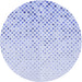 Square Patterned Lavender Blue Rug, pat3382blu