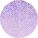 Square Patterned Purple Rug, pat3382pur