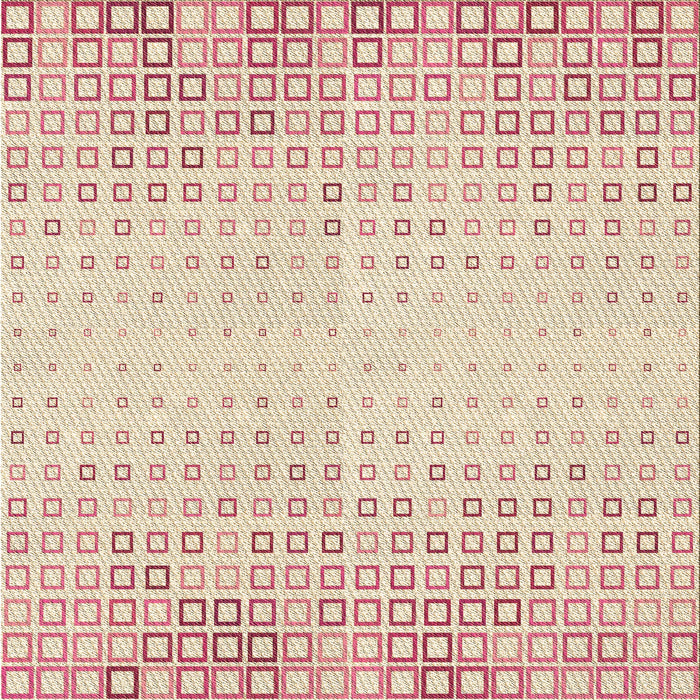 Round Machine Washable Transitional Sunrise Orange Rug, wshpat3383brn