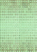 Patterned Mint Green Rug, pat3383grn