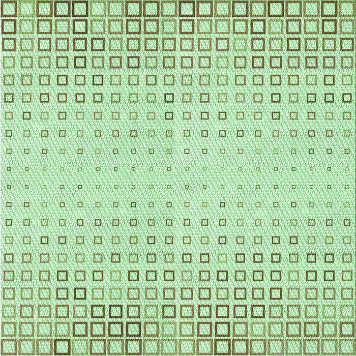 Round Patterned Mint Green Rug, pat3383grn