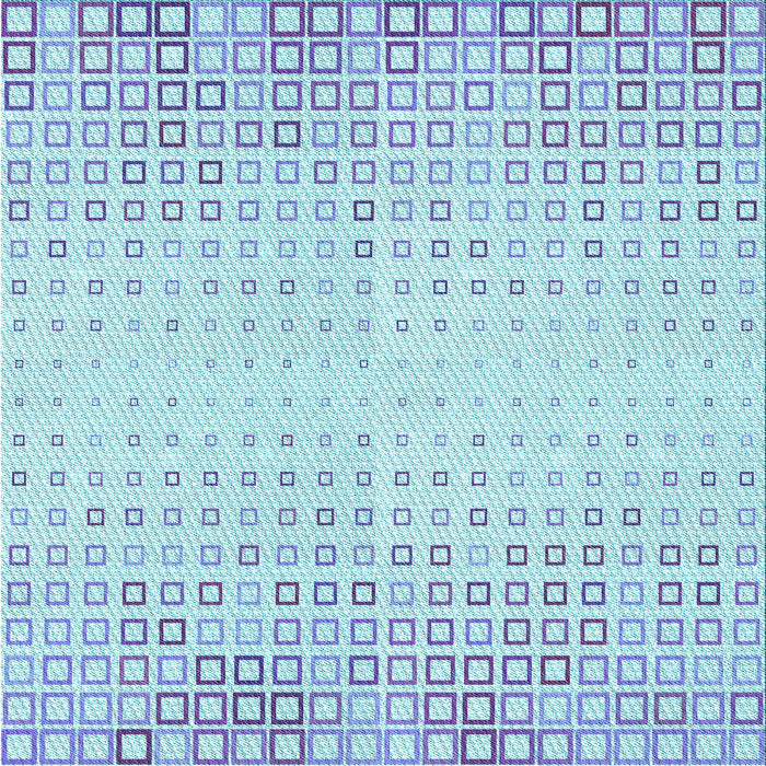 Round Patterned Iceberg Blue Rug, pat3383lblu